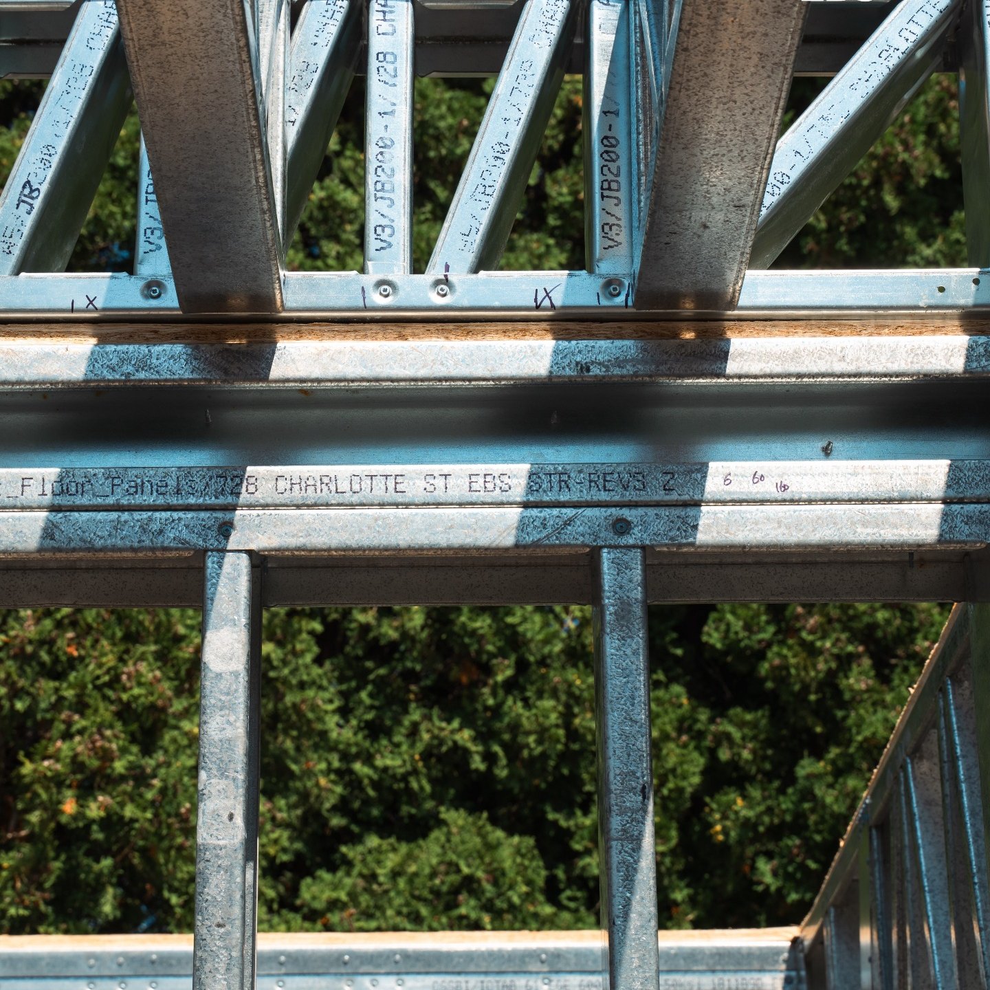 Truss bearing detail.