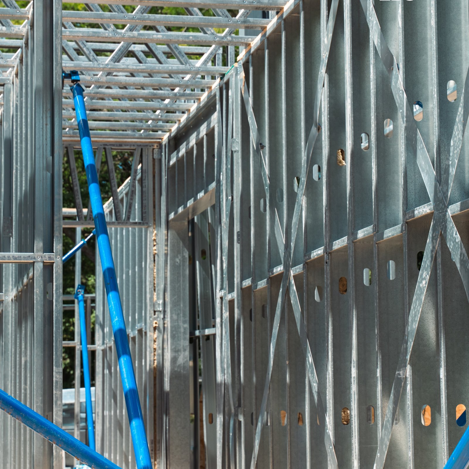 Bracing, plumbing and setting the top track